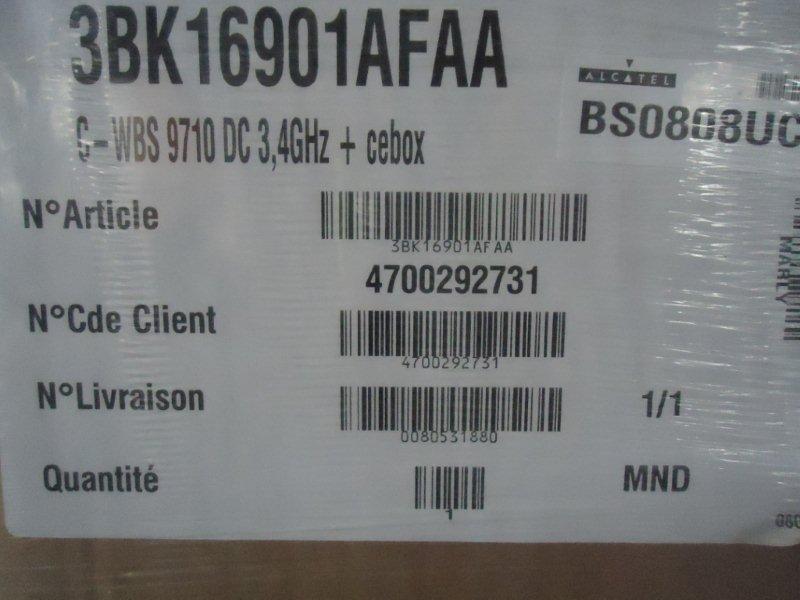 3BK16901AFAA C-WBS9710 DC 3,4GHz + C